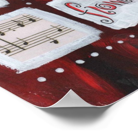 芸術と音楽 ポスター (角)