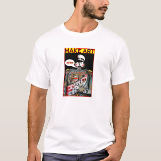 芸術ない戦争をして下さい Tシャツ