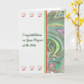 芸術におけるカードの学位 カード (黄色い花)