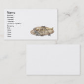 芸術のために苦しむこと 名刺 (正面/裏面)