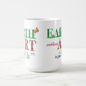 芸術のない地球はおもしろいの芸術家のマグです コーヒーマグカップ (中央)