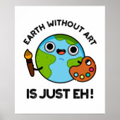 芸術のない地球は天文学のプンにすぎない ポスター (正面)