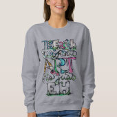 芸術のない地球はEHだ スウェットシャツ (正面)