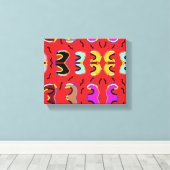 芸術のカタツムリ キャンバスプリント (インサイチュ (ウッドフロア))