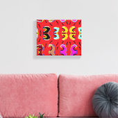 芸術のカタツムリ キャンバスプリント (インサイチュ (リビング))