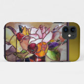 芸術のガラス贅沢な花やっとそこに Case-Mate iPhoneケース (裏面(横))