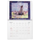 芸術のキルトのカレンダー カレンダー (3月 2026)