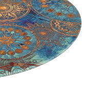 芸術のグランジなパターン カッティングボード (角)