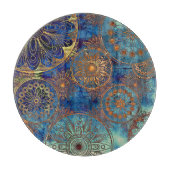 芸術のグランジなパターン カッティングボード (正面)