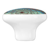 芸術のグランジなパターン セラミックノブ (側面)