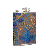 芸術のグランジなパターン フラスク (右)