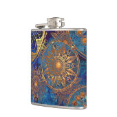 芸術のグランジなパターン フラスク (左)