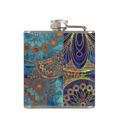 芸術のグランジなパターン フラスク (裏面)