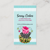 芸術のケーキのベーカリー 名刺 (正面)