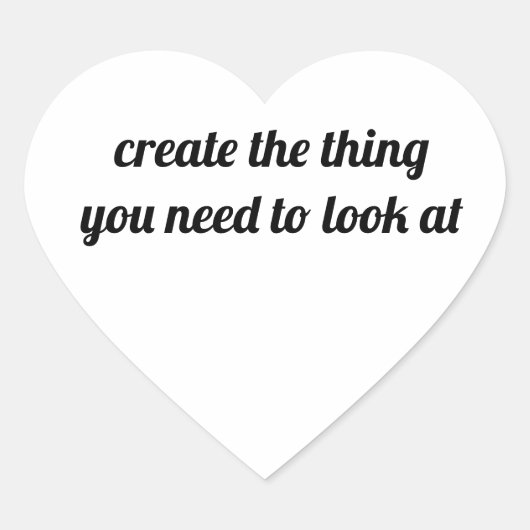 芸術のステッカー ハートシール (正面)