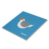 芸術のセラミックタイル: ジョンのダイアーの飛んでいるなカモメ タイル (側面)