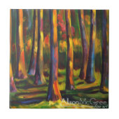 芸術のタイルでモンタナのアートワークで作られる タイル (正面)