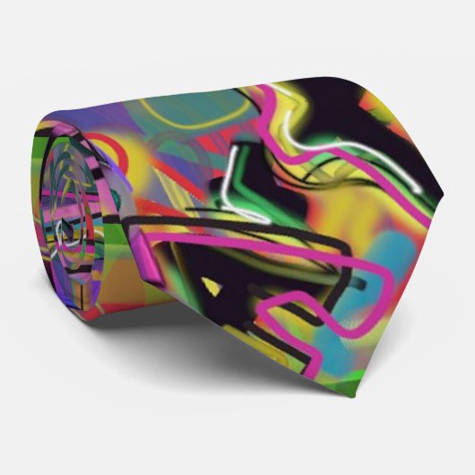 芸術のタイ ネクタイ (ロール)