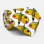 芸術のタイ ネクタイ (ロール)