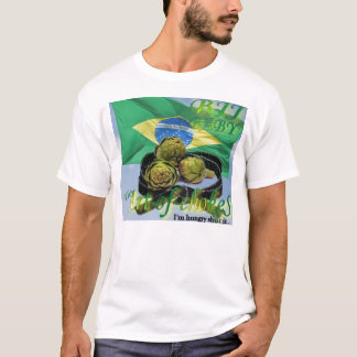 芸術のチョークのブラジル人のJiu JitsuのTシャツ Tシャツ