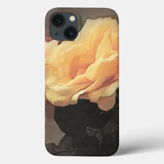 芸術のパステルカラーの花のヴィンテージの背景 Case-Mate iPhoneケース (裏面)