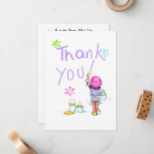 芸術のパーティーはノート感謝していしています ノートカード (正面/裏面インサイチュ)