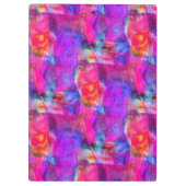 芸術のピンク、青、赤い質の背景 クリップボード (裏面)