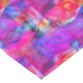 芸術のピンク、青、赤い質の背景 テーブルクロス (アングル)