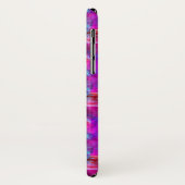 芸術のピンク、青、赤い質の背景 Case-Mate iPhoneケース (裏面/左)