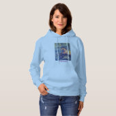 芸術のプリントが付いている女性のフード付きのスエットシャツ パーカ (正面フル)