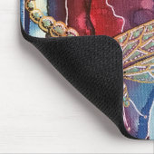 芸術のプリント、トンボ、マウスのマット マウスパッド (コーナー)