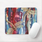 芸術のプリント、トンボ、マウスのマット マウスパッド (マウス)