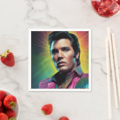 芸術のポップ・アートの王 スタンダードカクテルナプキン (インサイチュ)