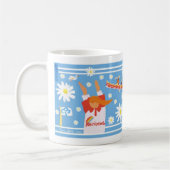 芸術のマグ: ガイド100百年間のマグ。 青い コーヒーマグカップ (左)