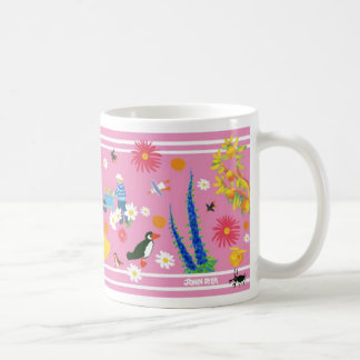 芸術のマグ: 夏期の庭IIコーンウォール コーヒーマグカップ