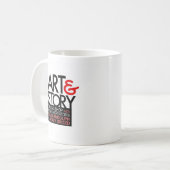 芸術のマレットのマグ! コーヒーマグカップ (正面左)