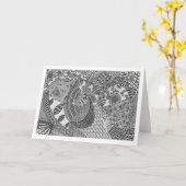 芸術のメッセージカード カード (黄色い花)