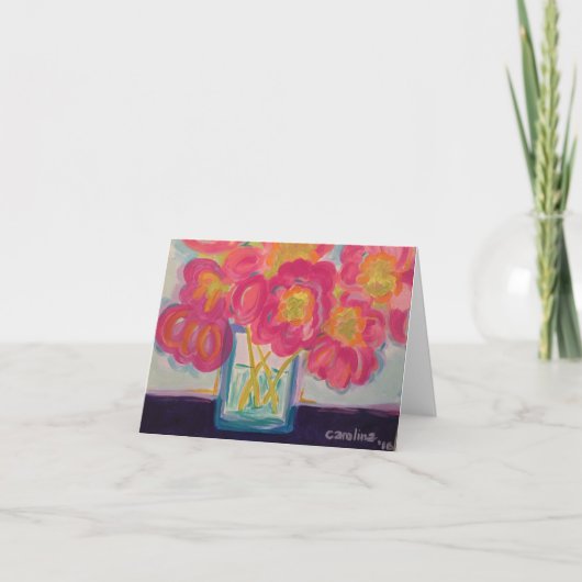 芸術のメッセージカード カード (正面)