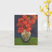 芸術のメッセージカード カード (黄色い花)