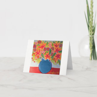 芸術のメッセージカード カード