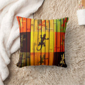 芸術のヤモリの枕 クッション (ブランケット)