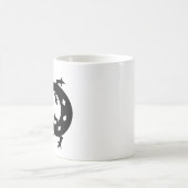 芸術のヤモリ コーヒーマグカップ (中央)
