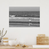 芸術のリズム素晴らし海プリント ポスター (キッチン)