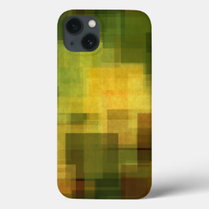 芸術のヴィンテージのカラフルの抽象芸術幾何学的な2 iPhone 13ケース