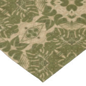 芸術のヴィンテージのダマスク織パターン テーブルクロス (アングル)