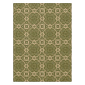 芸術のヴィンテージのダマスク織パターン テーブルクロス (正面)