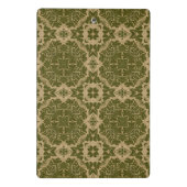 芸術のヴィンテージのダマスク織パターン ミニクリップボード (裏面)