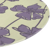 芸術のヴィンテージ花パターン背景 カッティングボード (角)