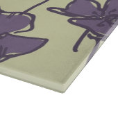 芸術のヴィンテージ花パターン背景 カッティングボード (角)