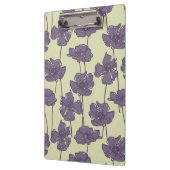 芸術のヴィンテージ花パターン背景 クリップボード (左)